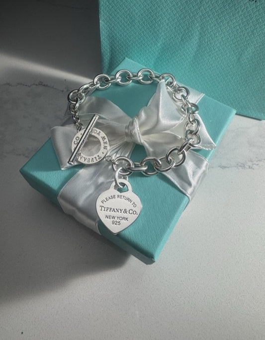 Tiffany inspired Heart Shape Bracelet