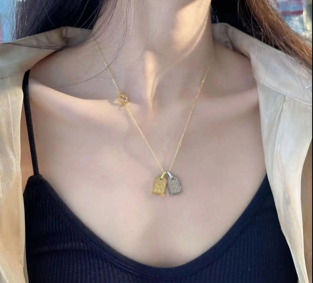 LV Tag Necklace