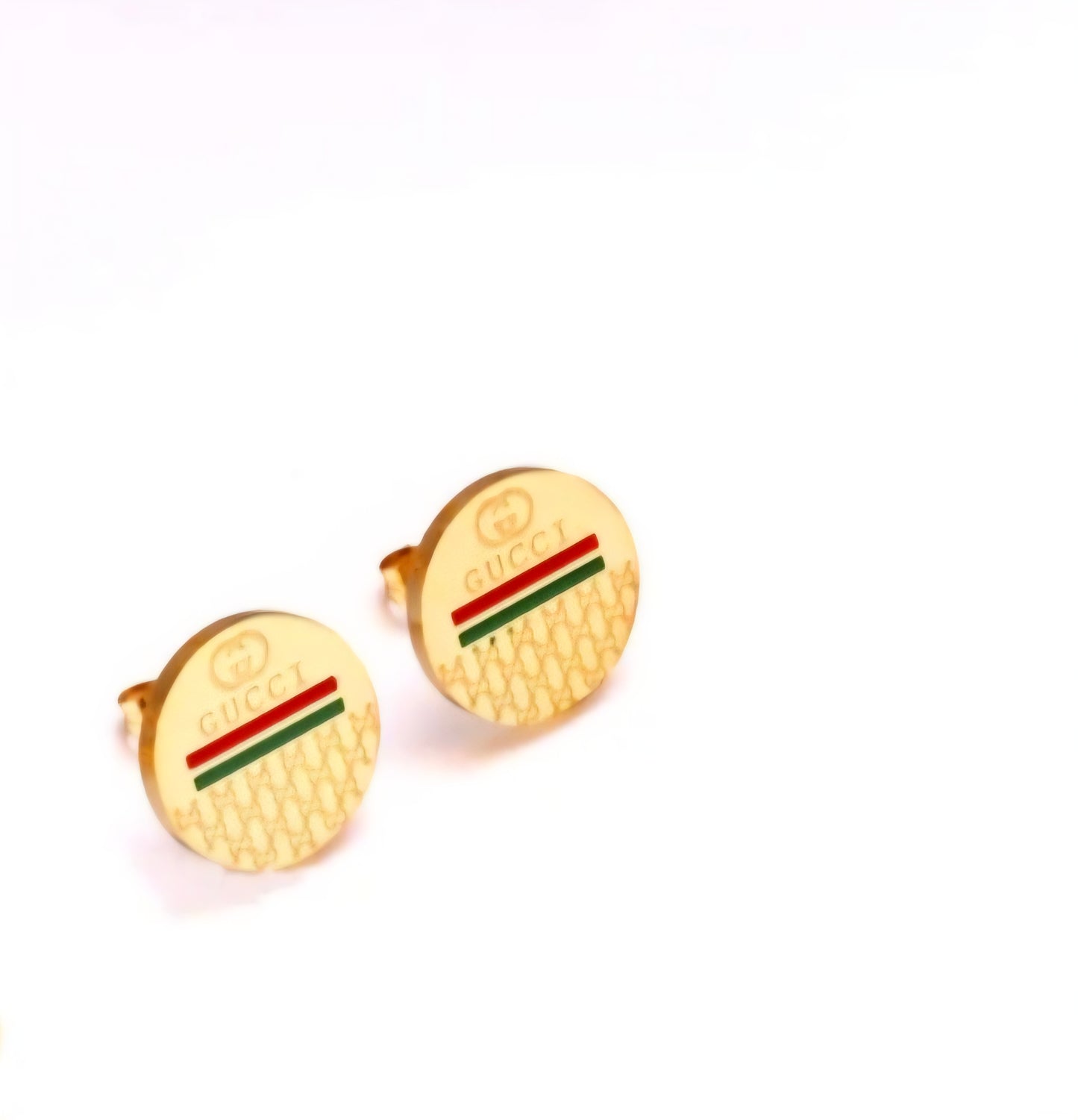 Gucci inspired round earrings