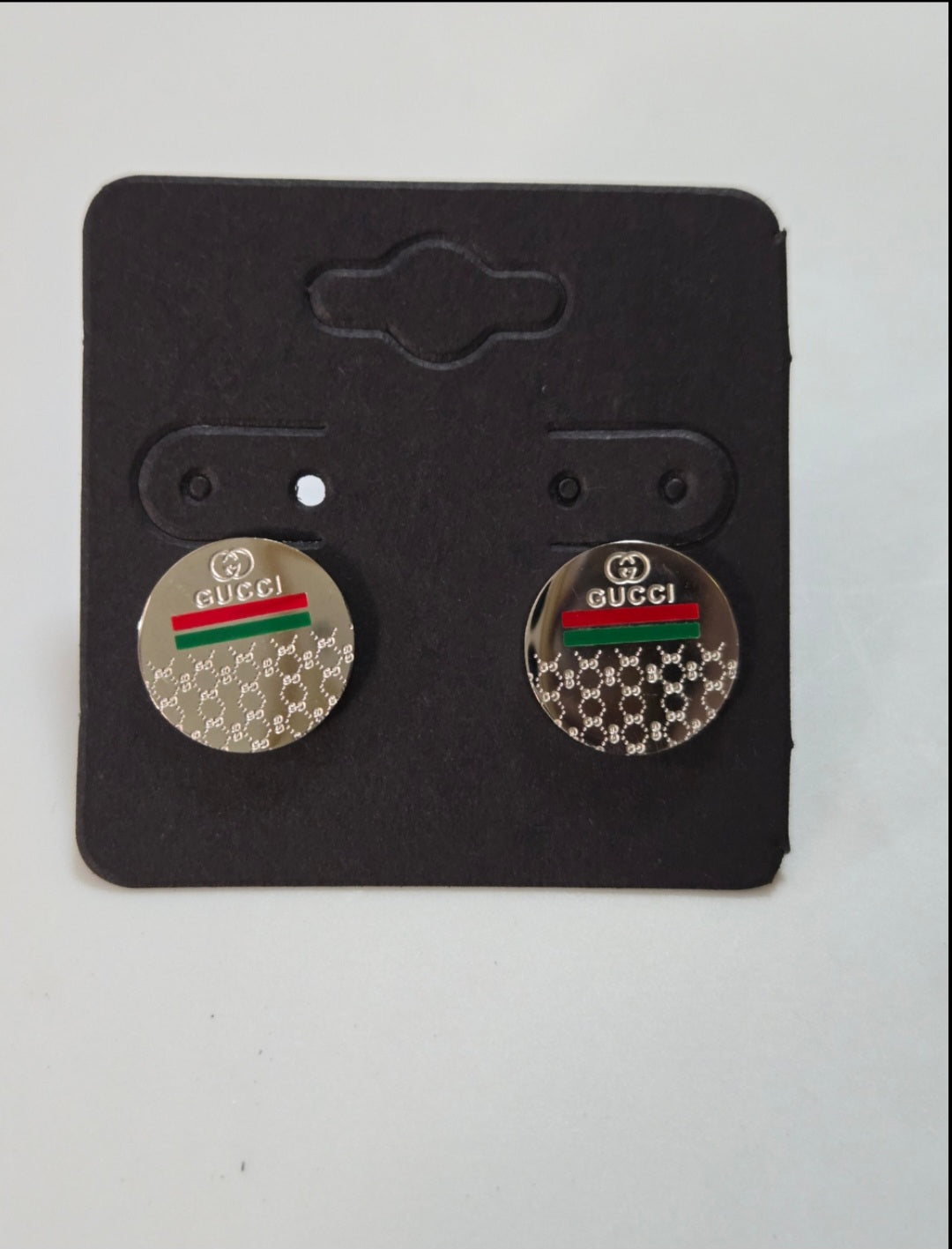 Gucci inspired round earrings