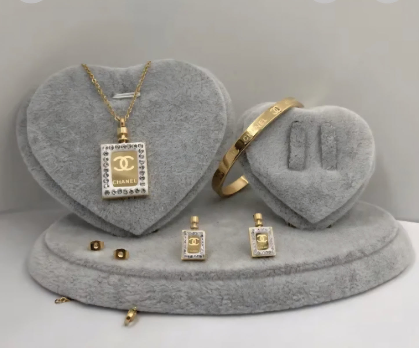 Chanel inspired Earrings