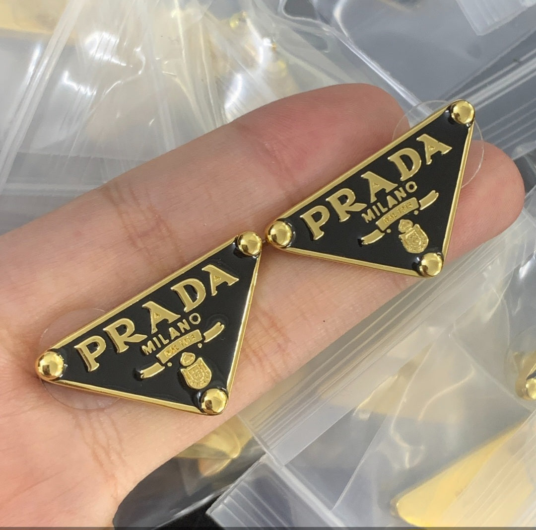 Prada Inspired earrings
