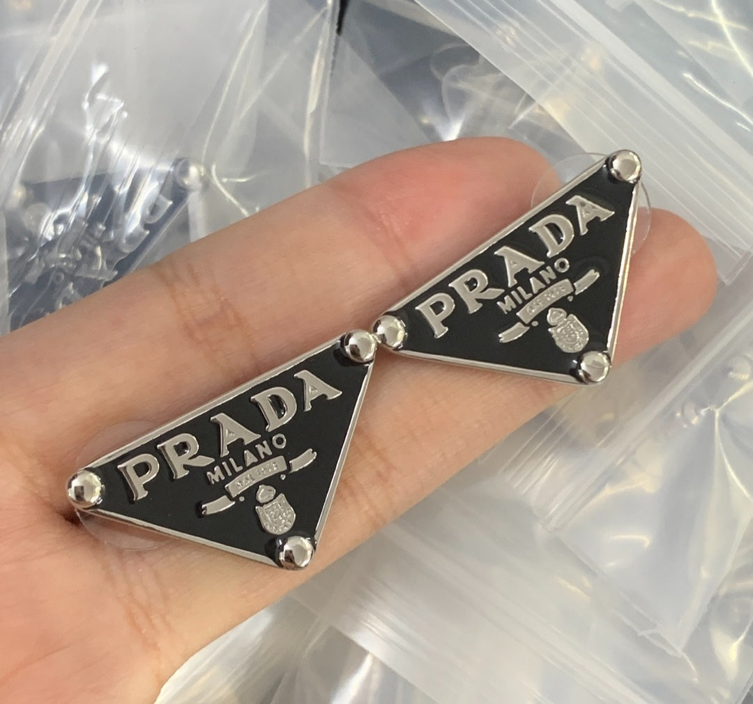 Prada Inspired earrings