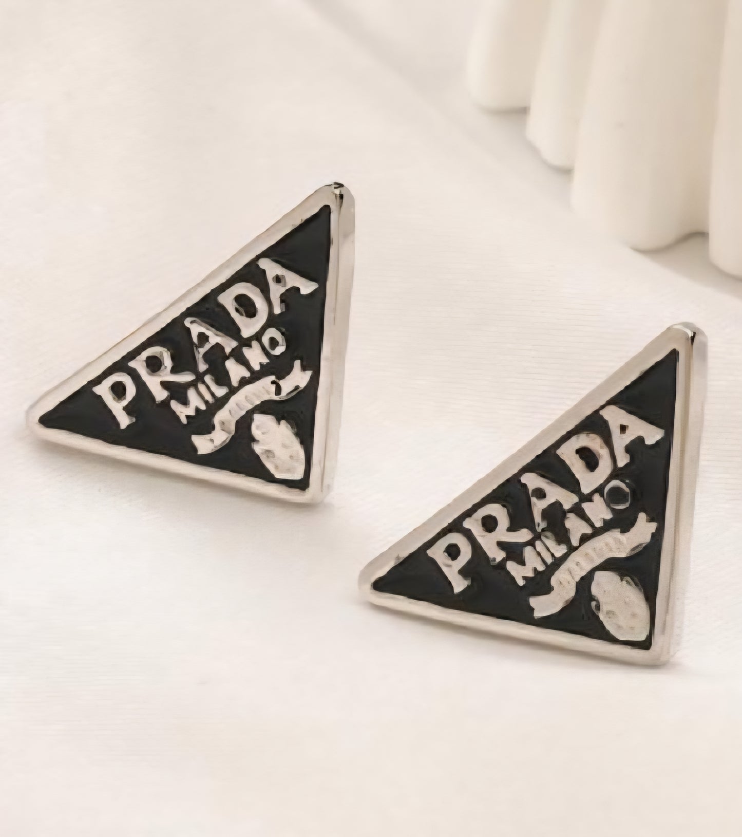 Prada Inspired earrings