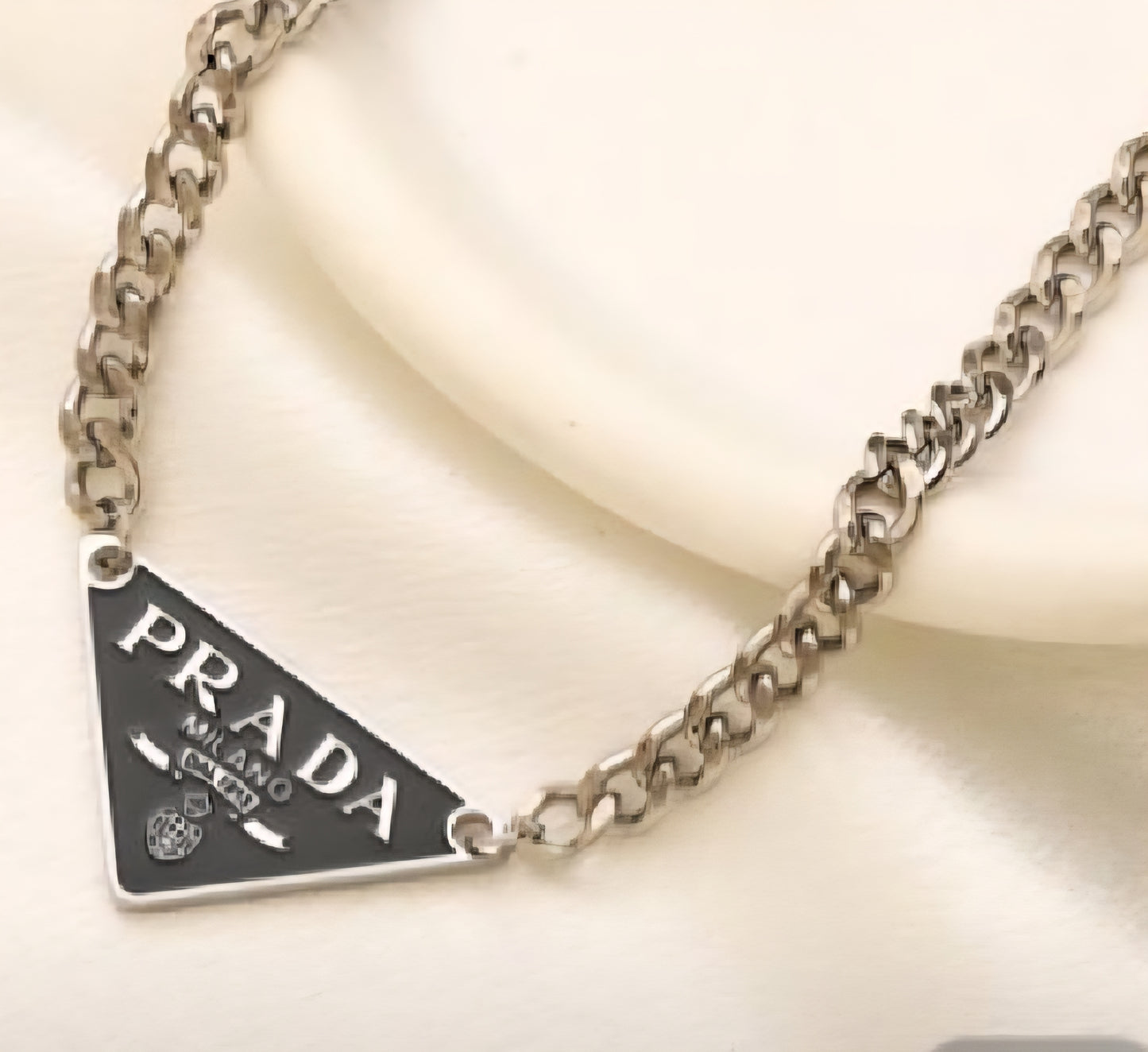 Prada Inspired Cuban Necklace