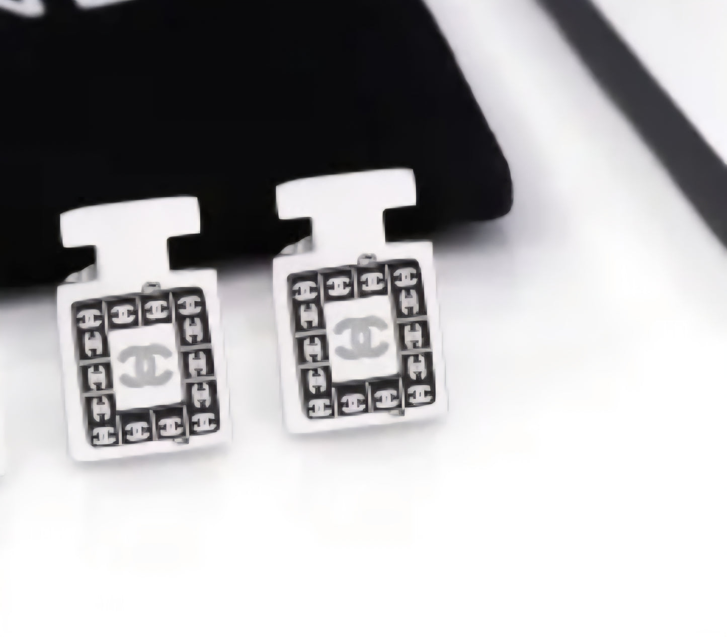 Chanel inspired Earrings