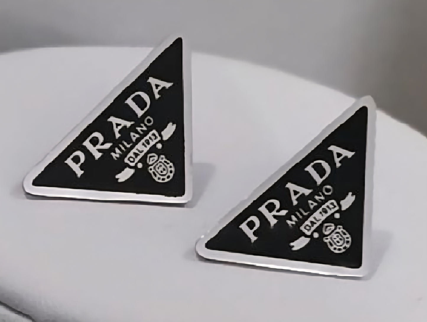 Prada Inspired earrings