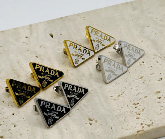 Prada Inspired earrings