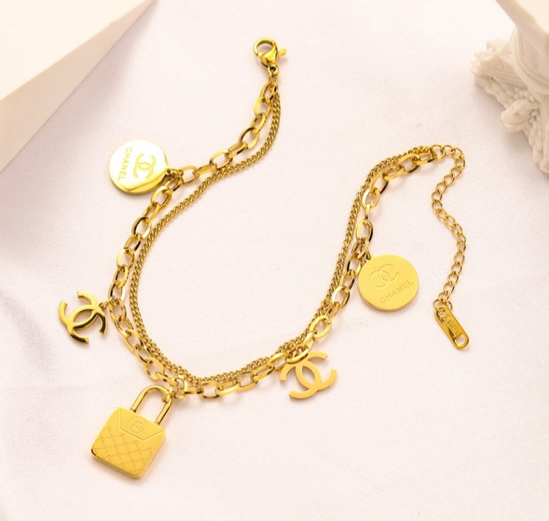 Chanel inspired bracelet