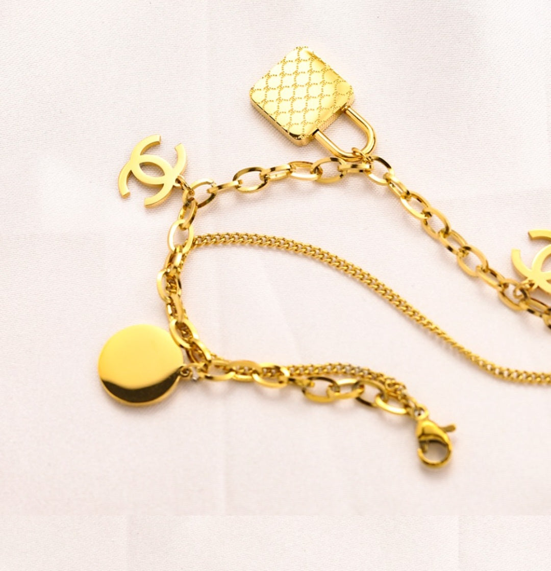 Chanel inspired bracelet