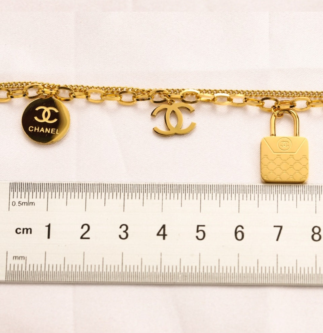 Chanel inspired bracelet