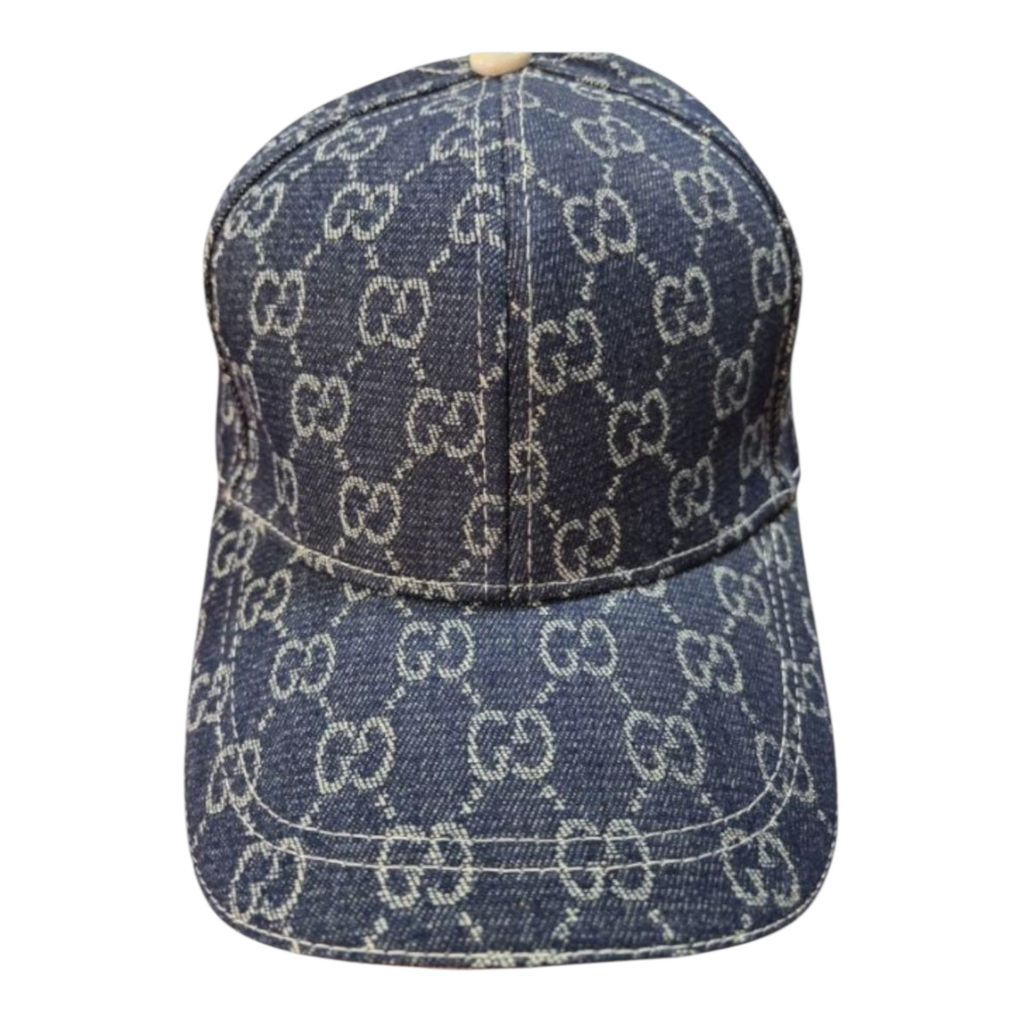 Gucci inspired denim baseball cap