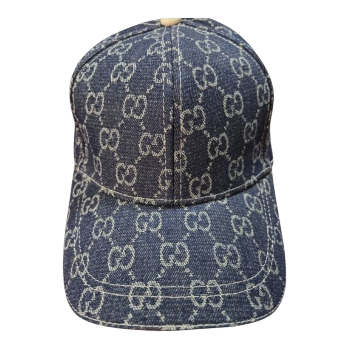 Gucci inspired denim baseball cap