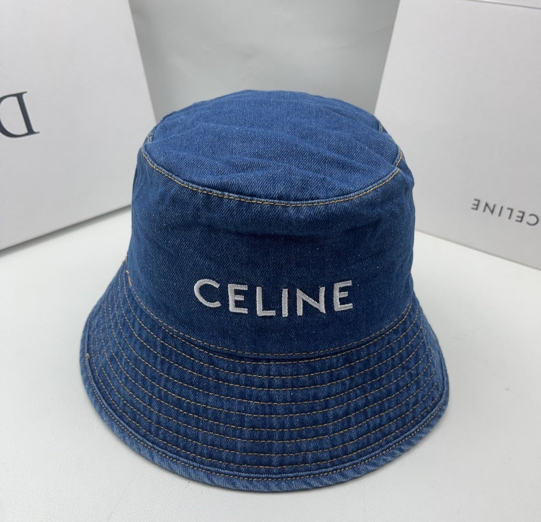 Celine inspired Denim Bucket Hat