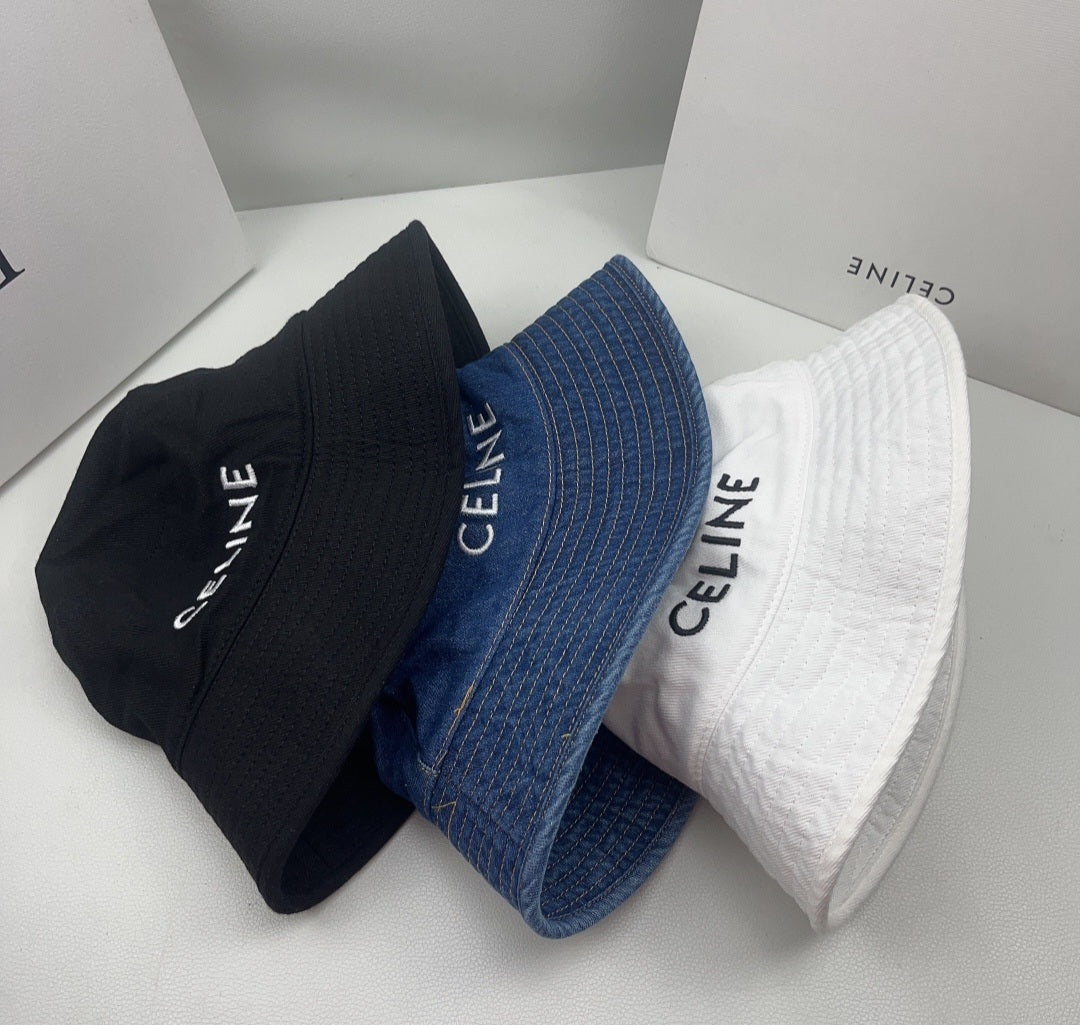 Celine inspired Denim Bucket Hat