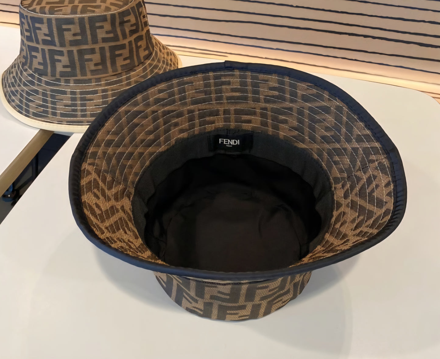 Fendi inspired Bucket hat