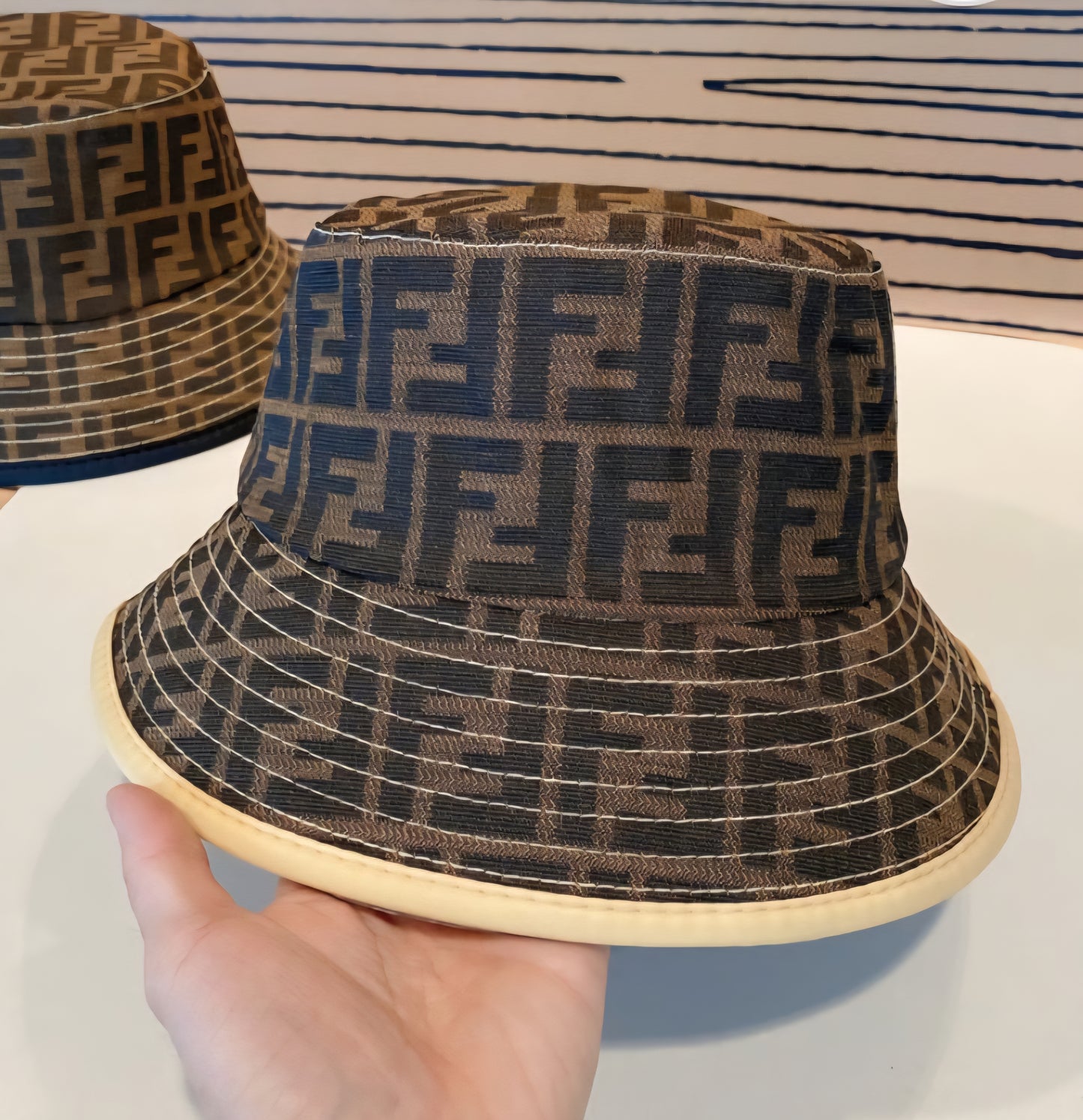Fendi inspired Bucket hat