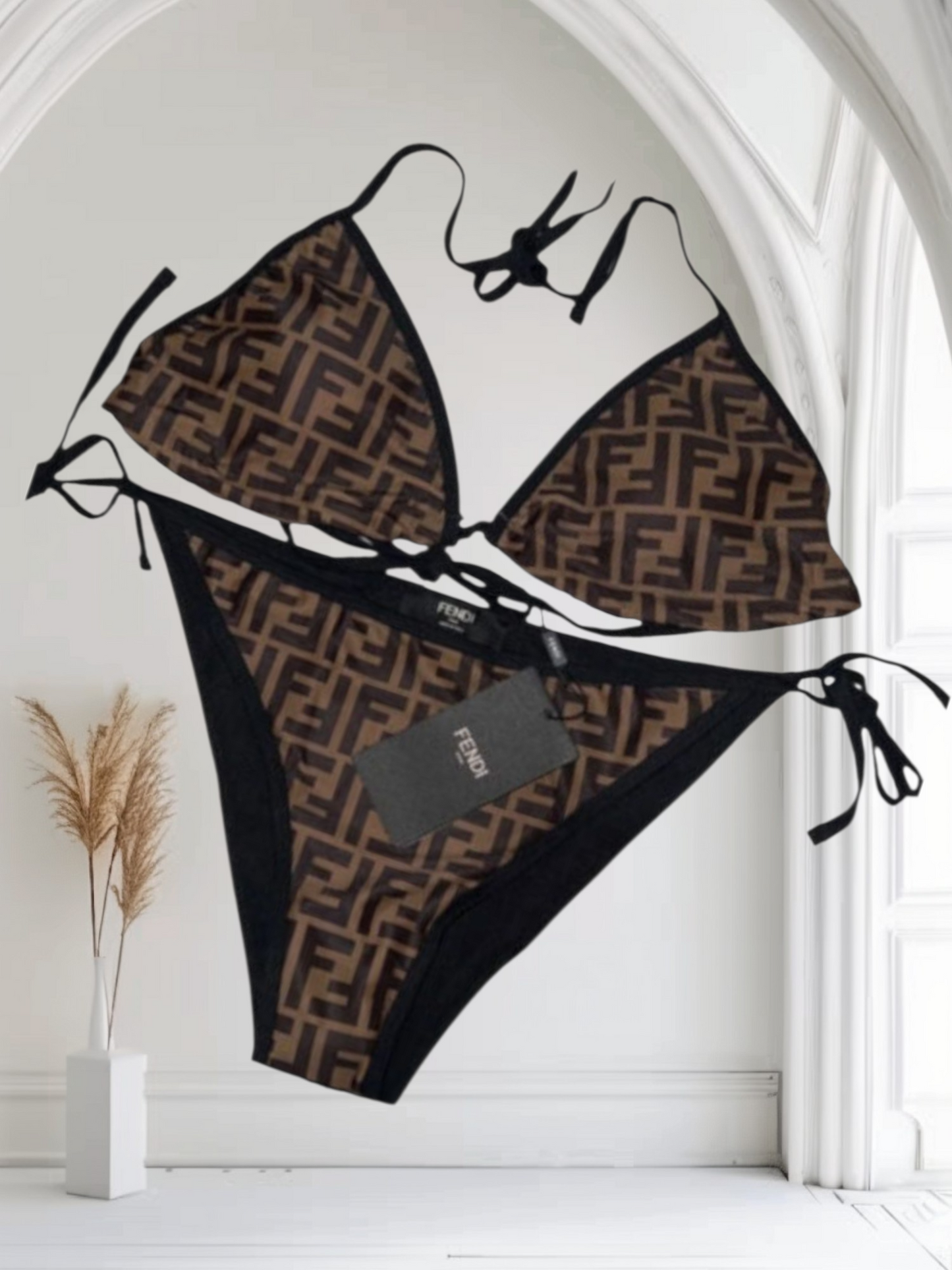 Fendi Designer Inspired 2pc bikini set