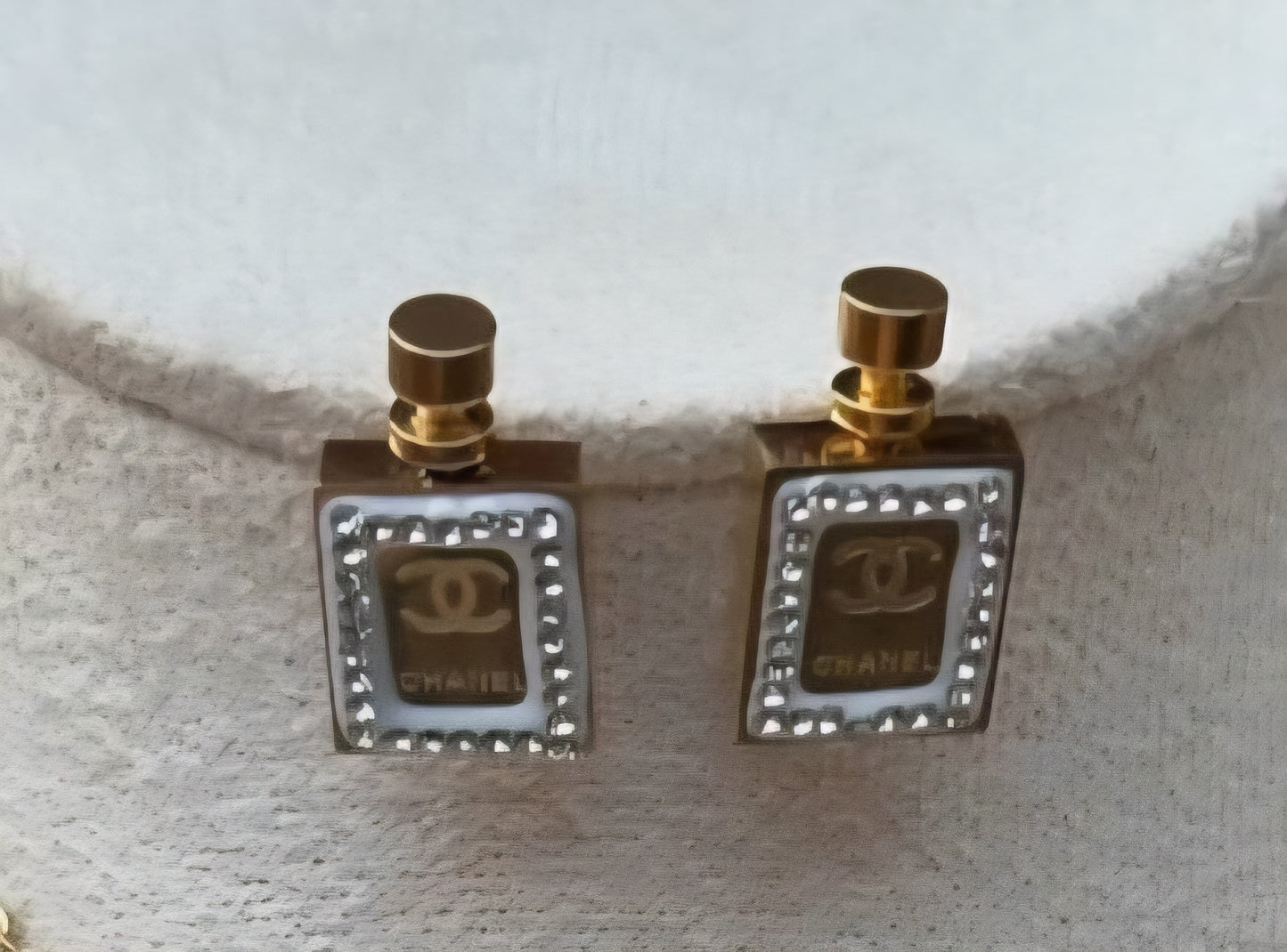 Chanel inspired Earrings