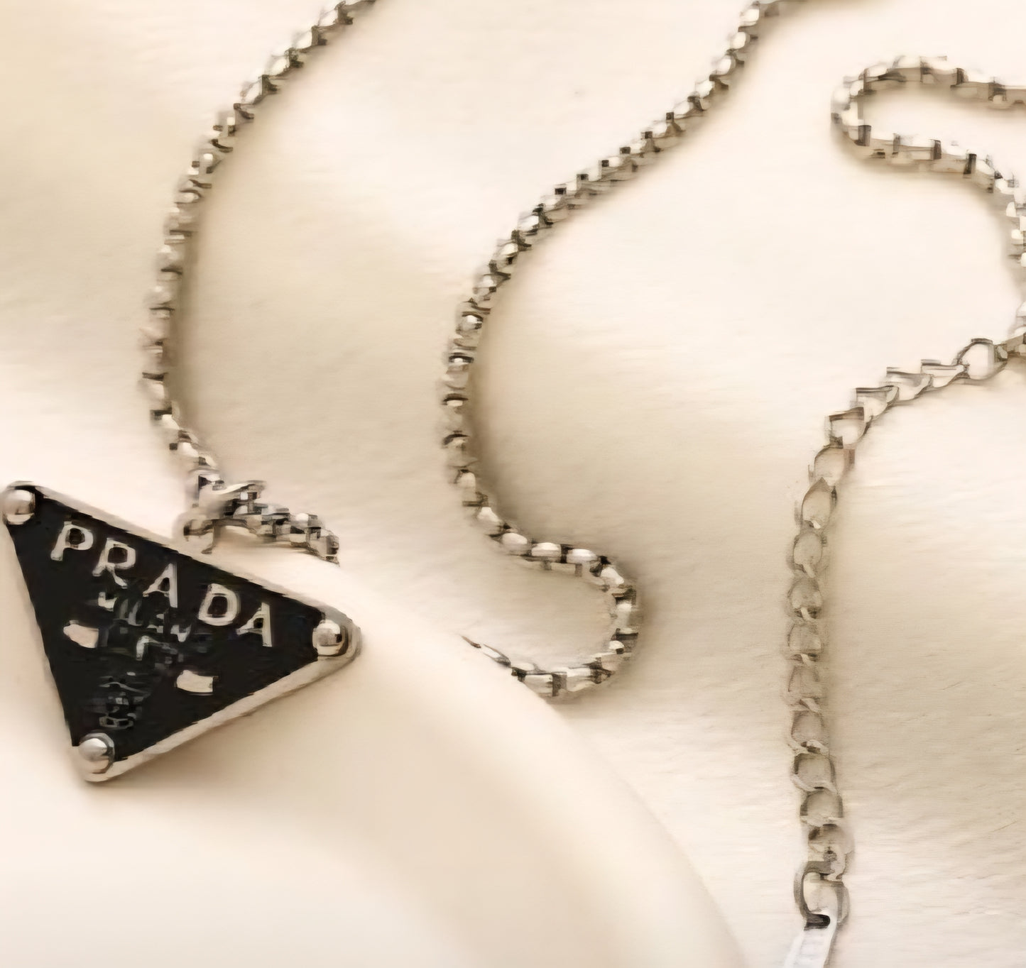 Prada Inspired necklace