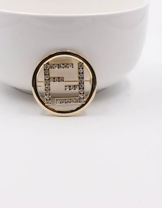 Fendi inspired Brooch
