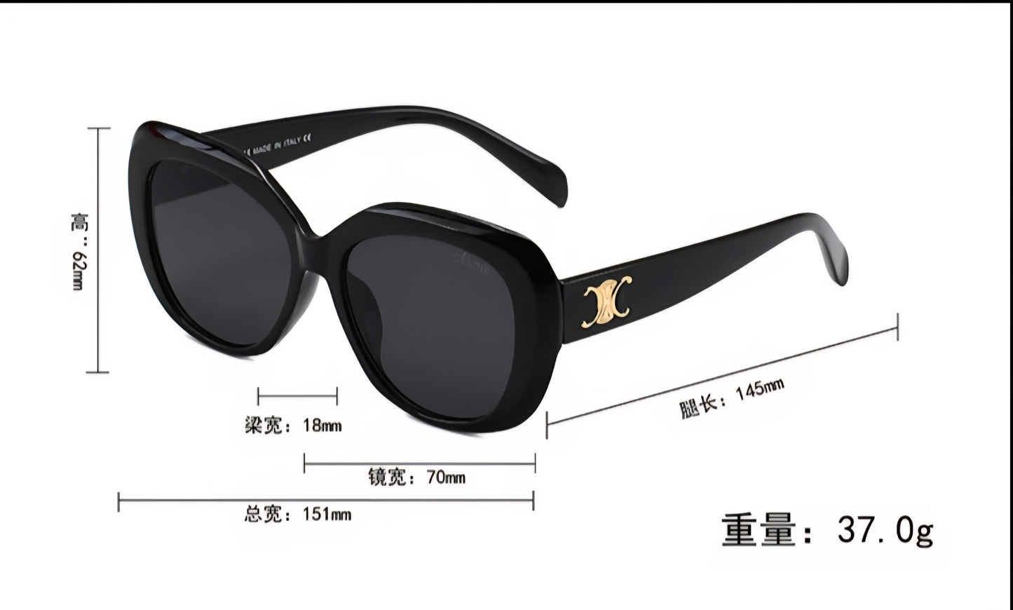 Celine inspired Sunglasses