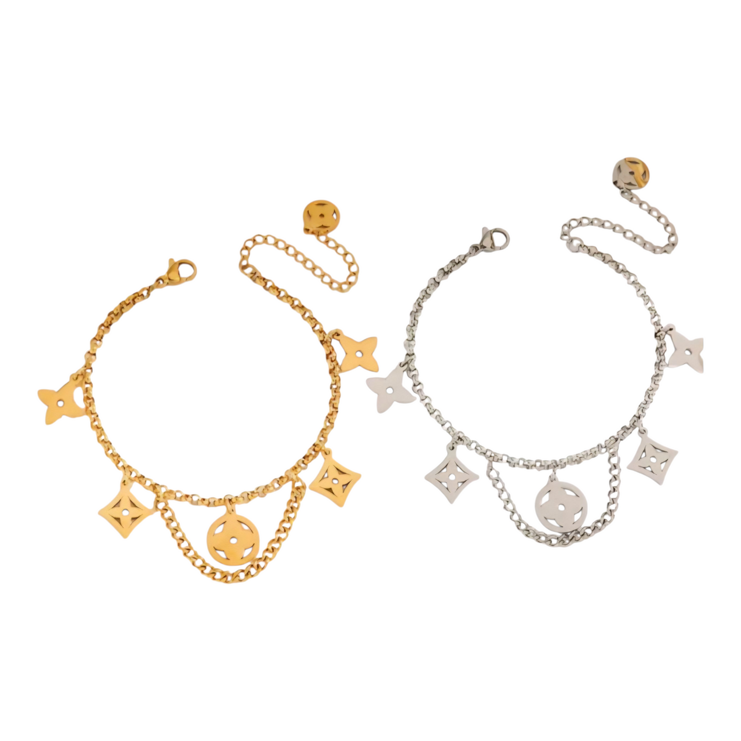 Clover charm Gold Bracelet