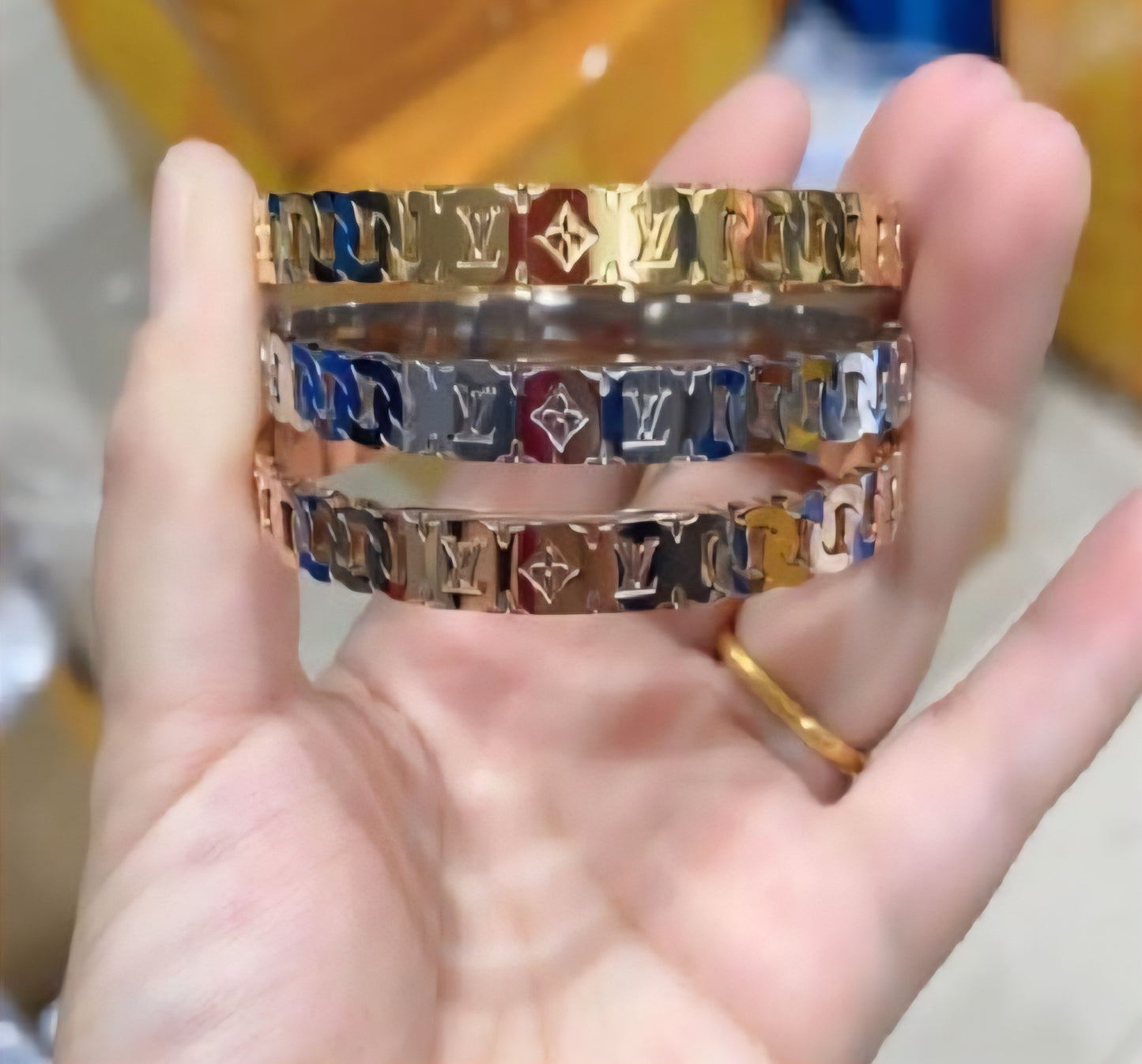 LV Designer Inspired Bangle