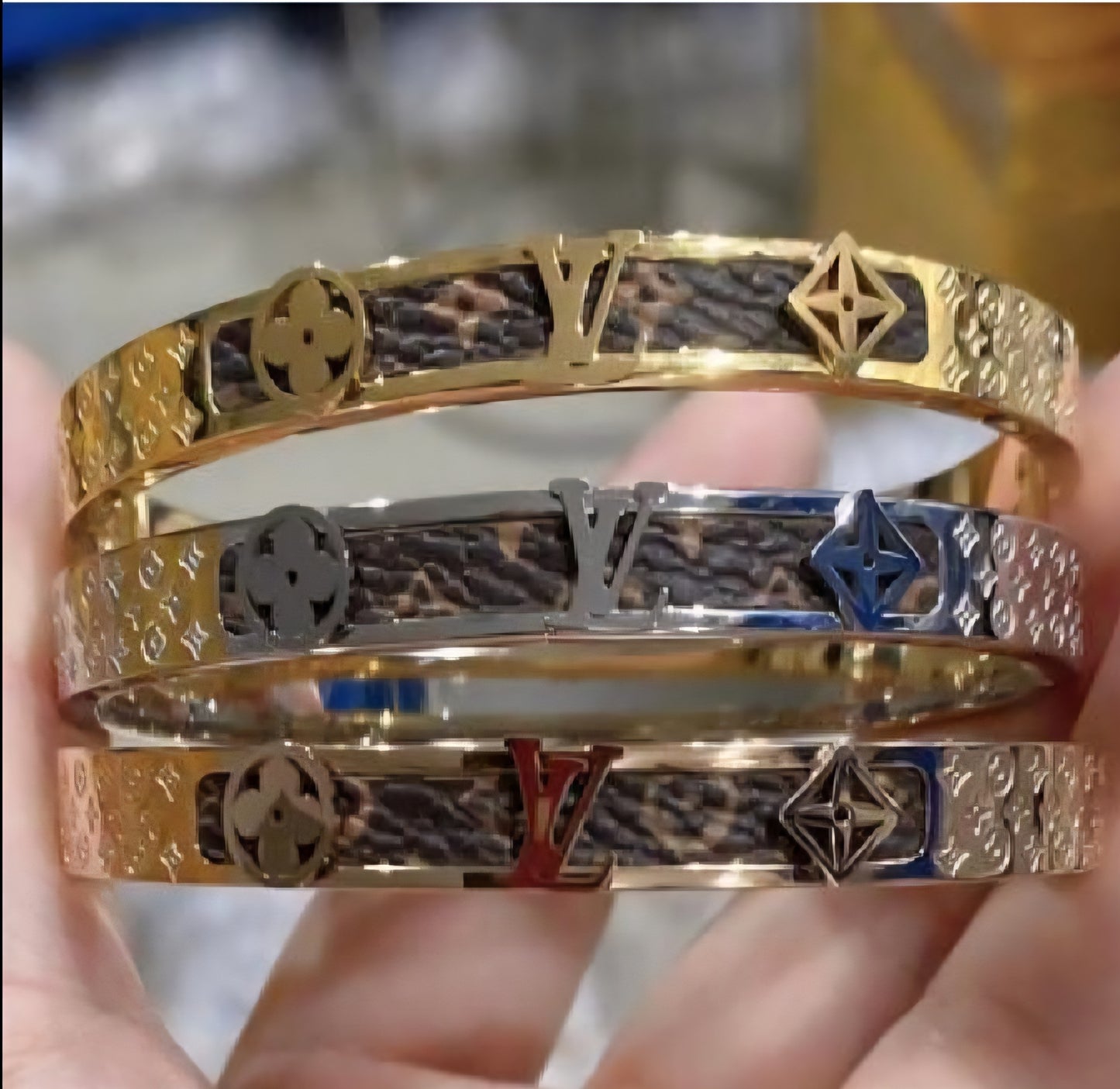 LV Designer Inspired Bracelet