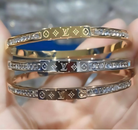 LV Designer Inspired Bangle
