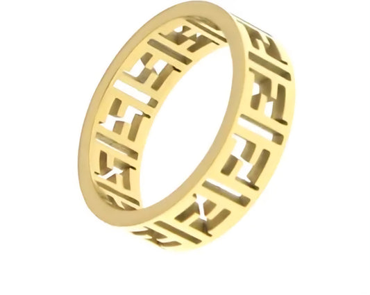 Fendi inspired Ring
