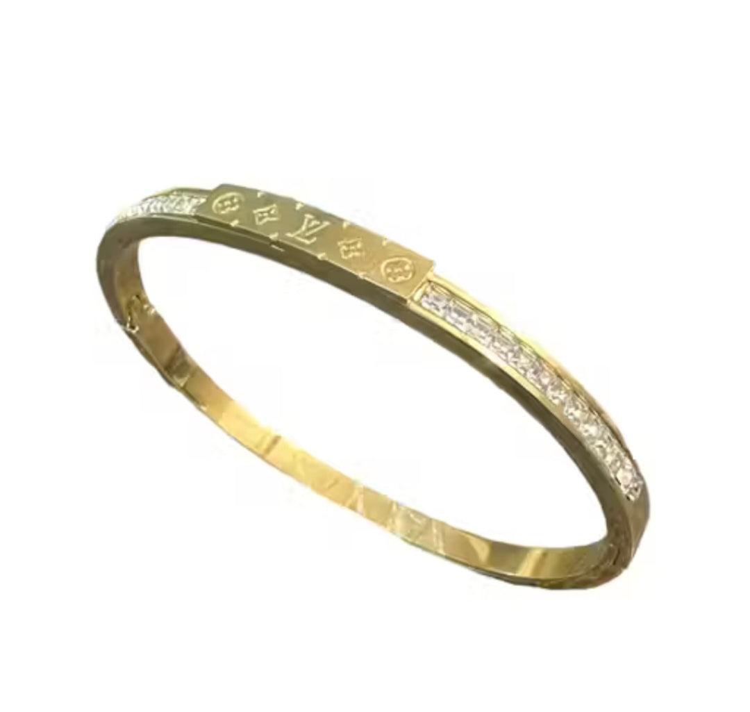LV Designer Inspired Bangle