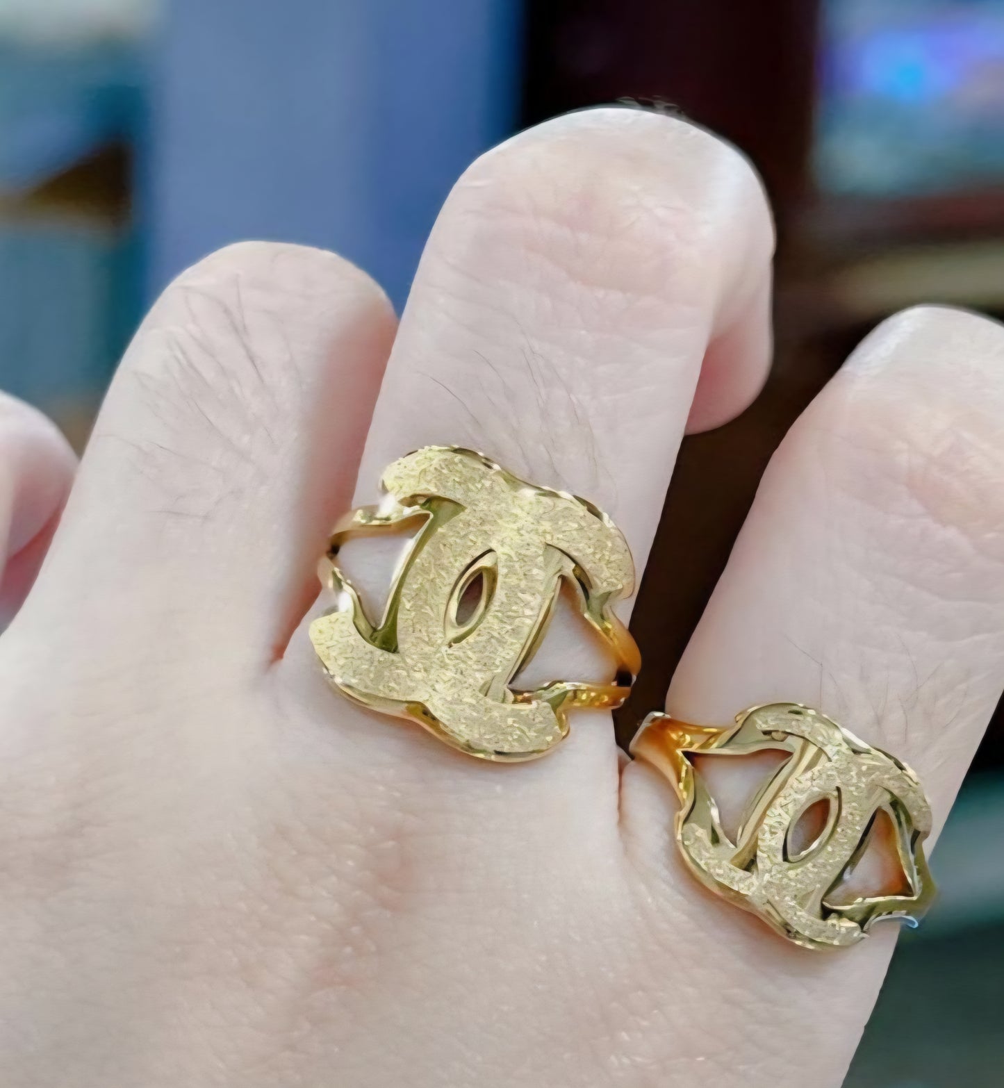 Chanel inspired Gold