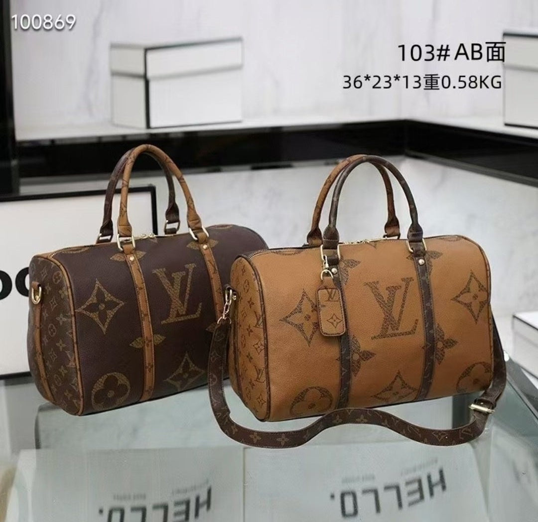 LV Designer Inspired Duffle Bag