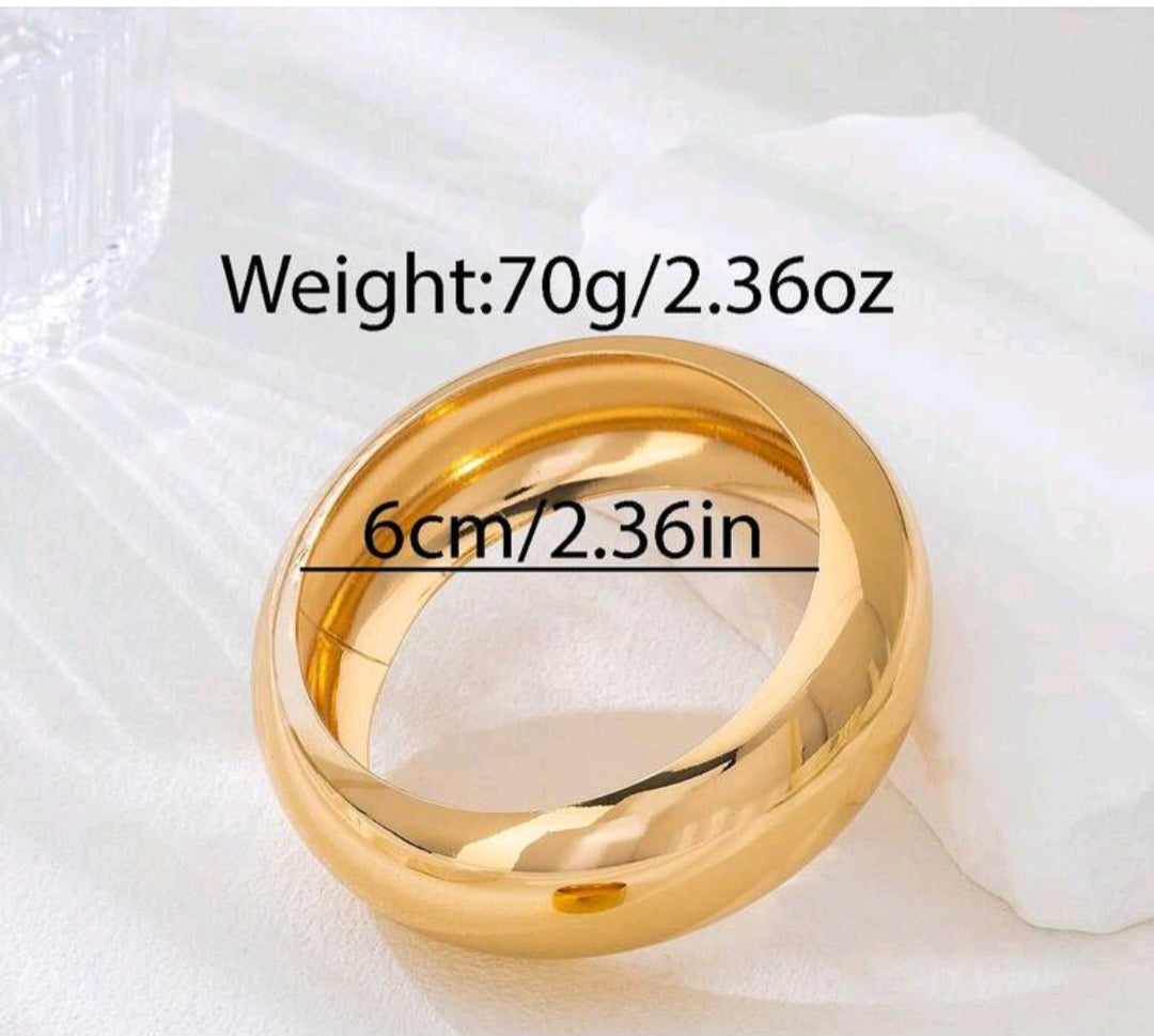 Stainless Steel Chunky Bangle