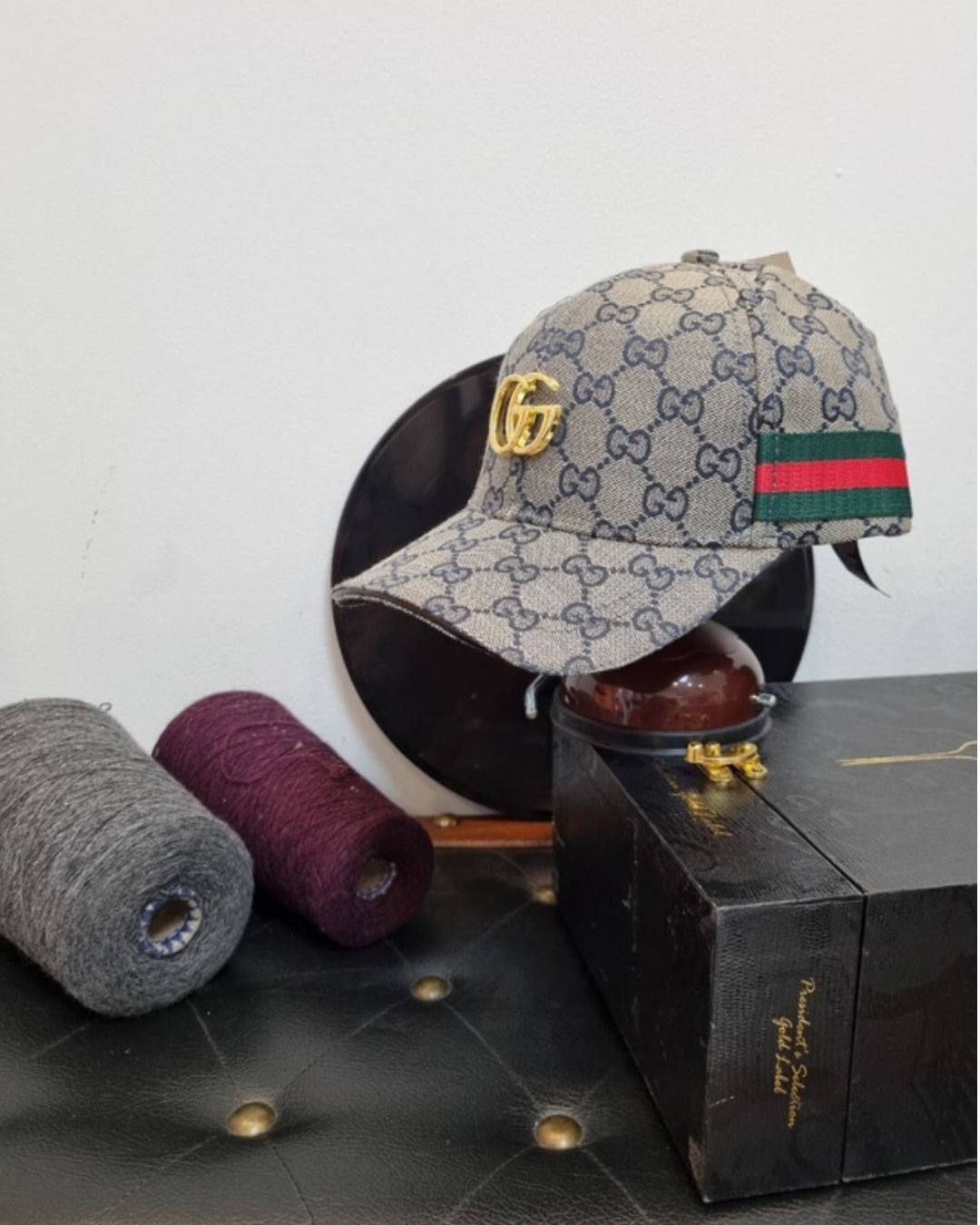 Gucci Designer Inspired Canvas Baseball Cap