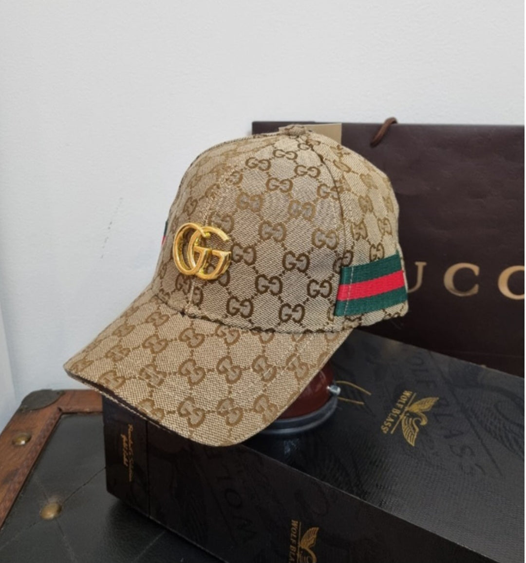 Gucci Designer Inspired Canvas Baseball Cap
