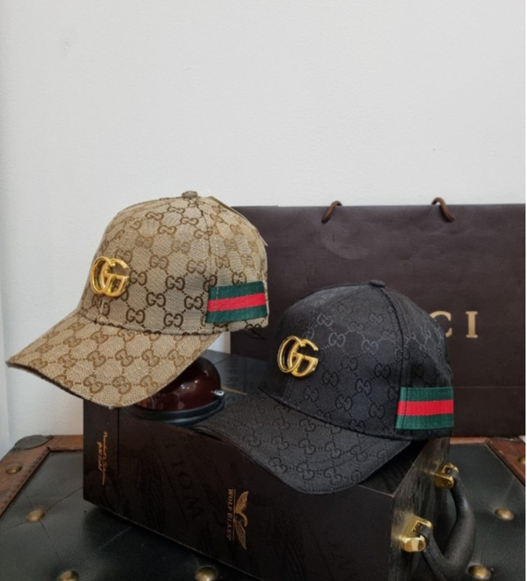 Gucci Designer Inspired Canvas Baseball Cap