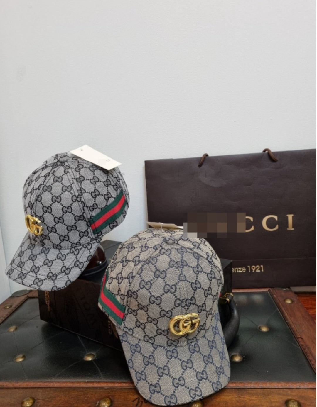 Gucci Designer Inspired Canvas Baseball Cap