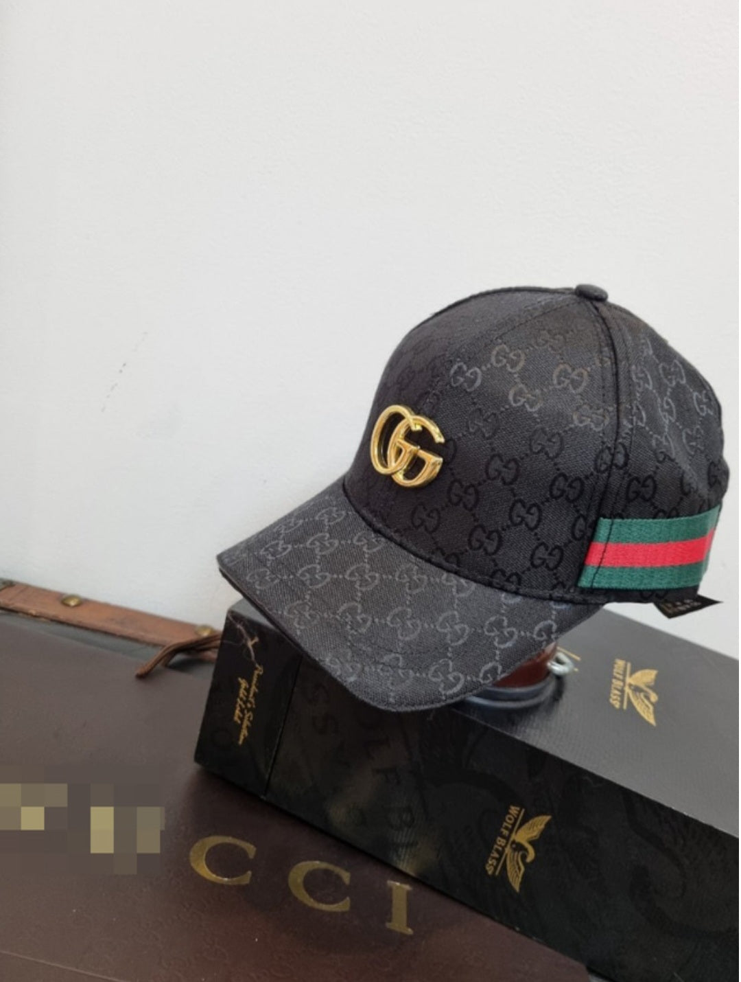 Gucci Designer Inspired Canvas Baseball Cap
