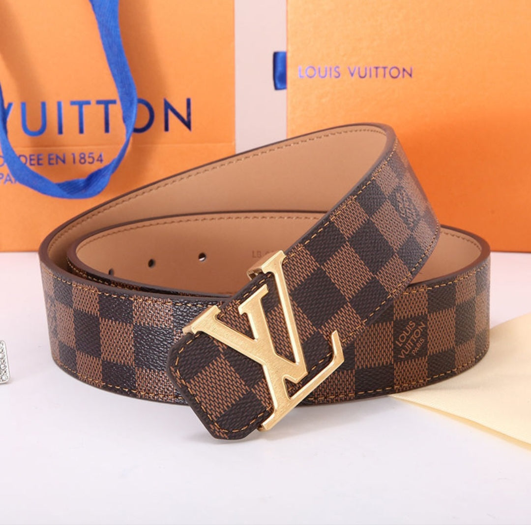 LV Damier Ebene Designer Inspired Belt