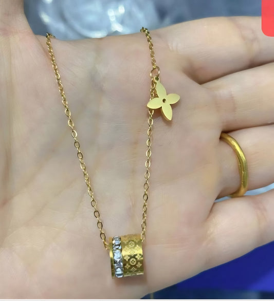 LV Designer Inspired Necklace