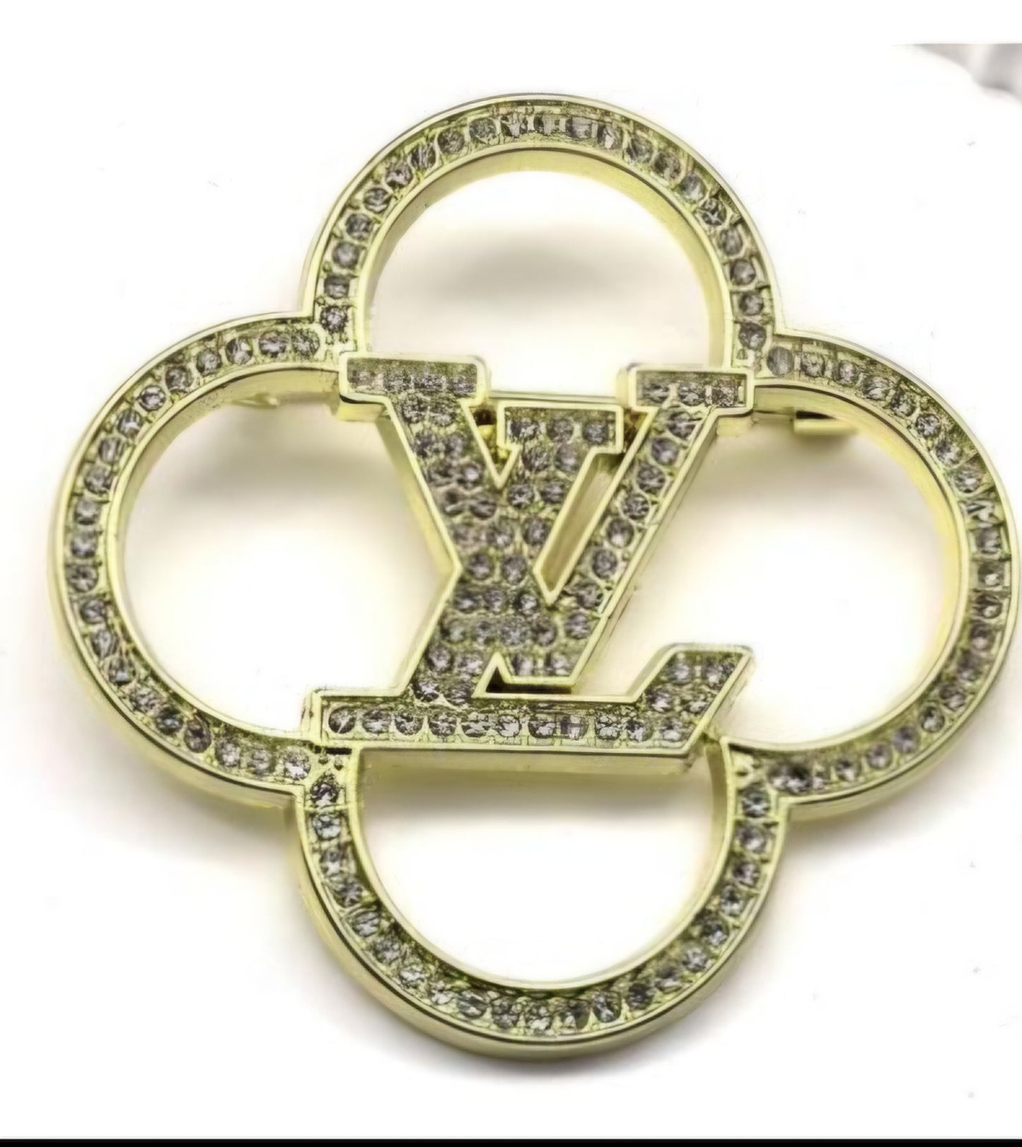 LV Designer Inspired Brooch