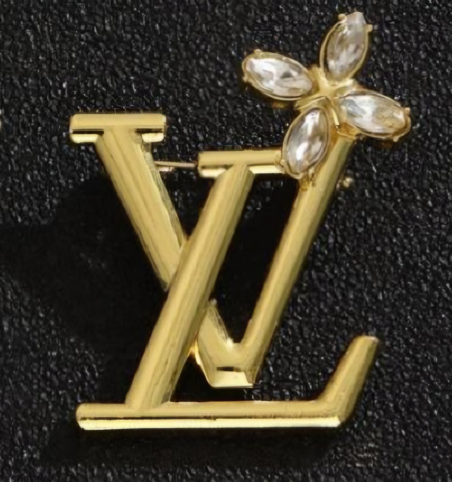 LV Designer Inspired Brooch