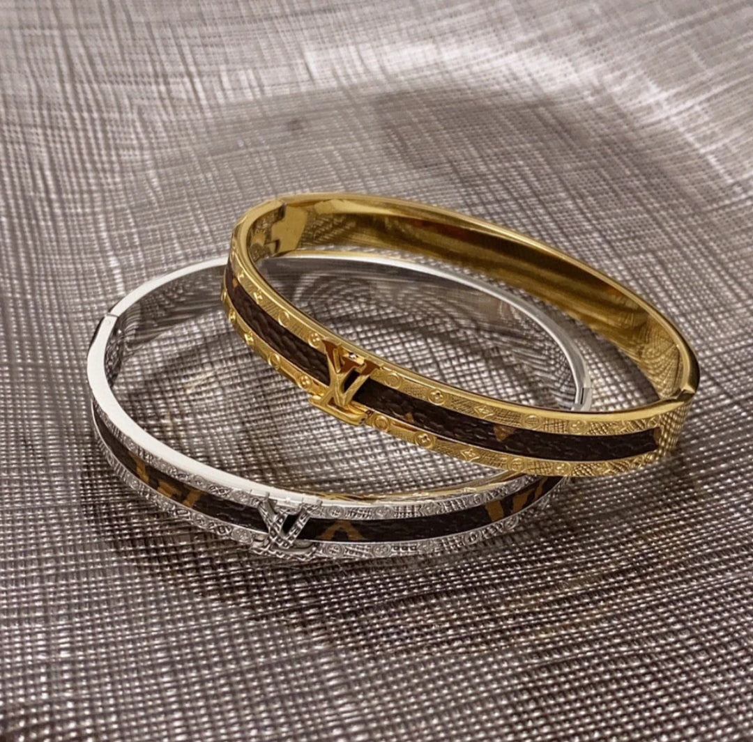LV inspired Bangle
