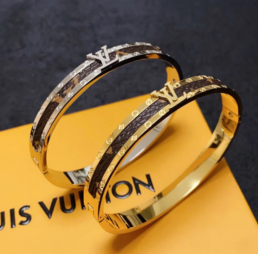 LV inspired Bangle