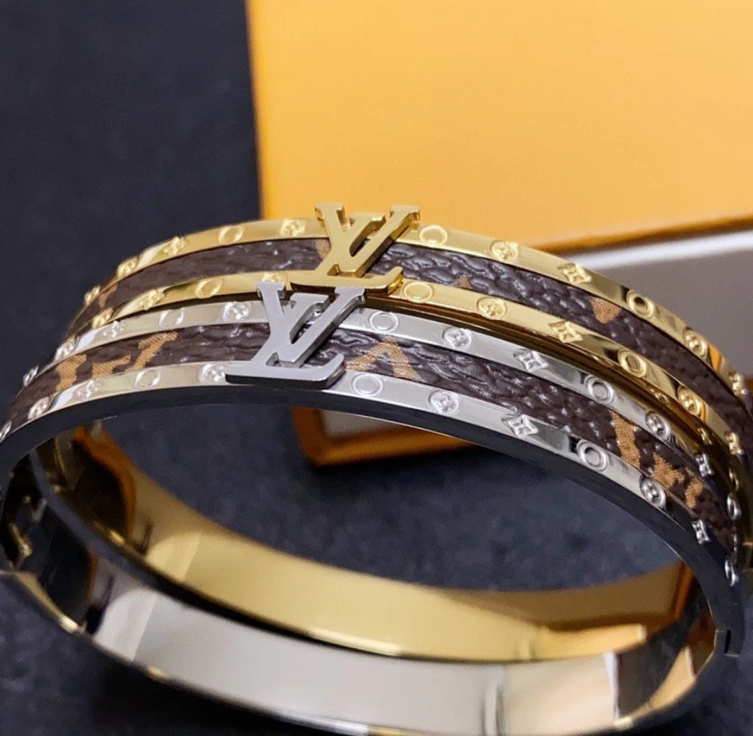 LV inspired Bangle