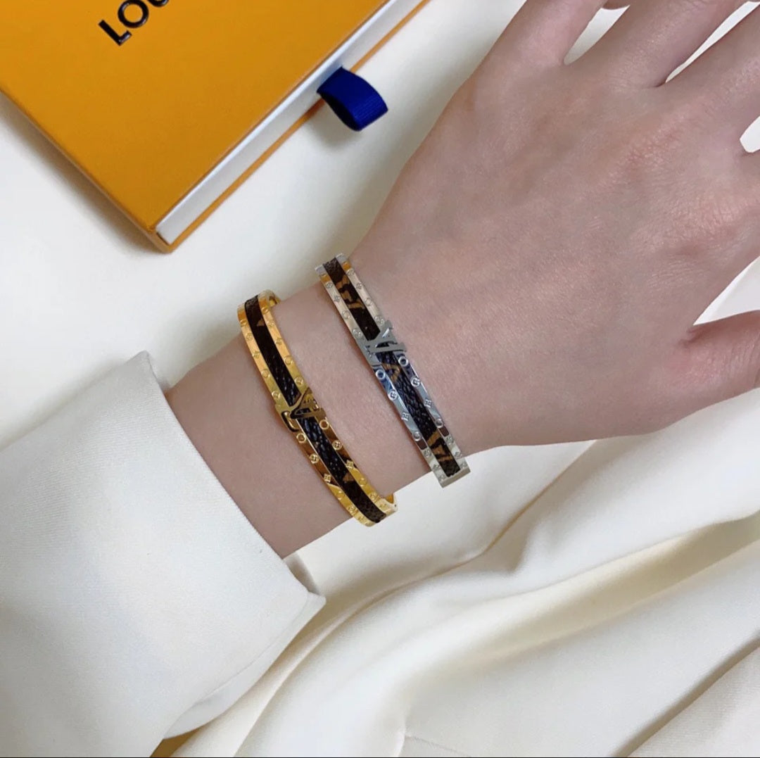 LV inspired Bangle