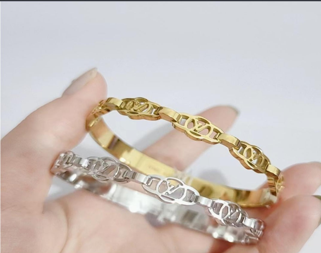 LV inspired Bangle