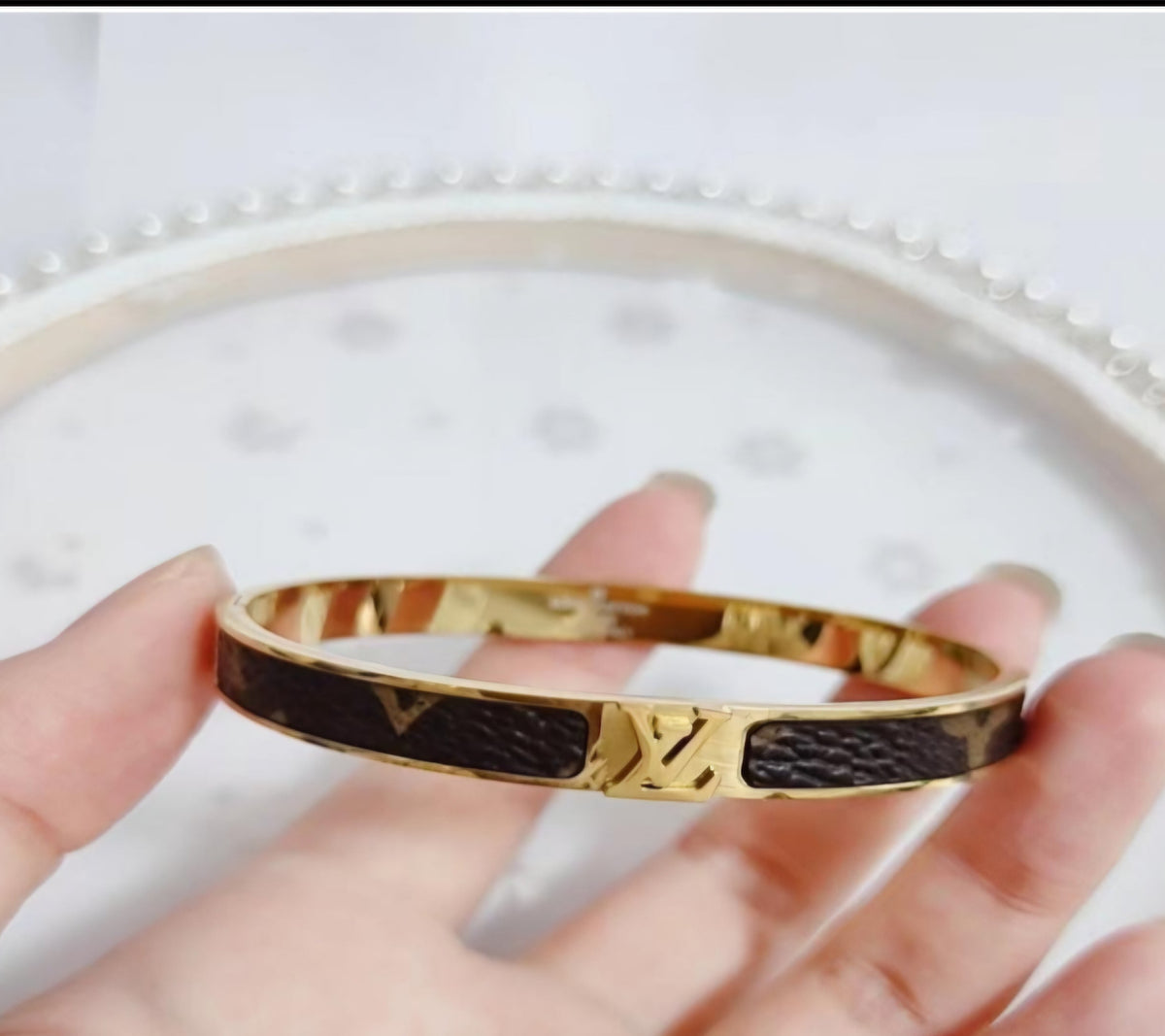 LV Designer Inspired Bangles